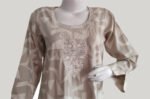 100_ Cotton Light Grey Colour Printed Coord Set