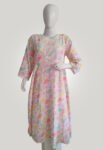100_ Georgette Umbrella Cut Kurti with Beautiful Print & Embroided Neckline